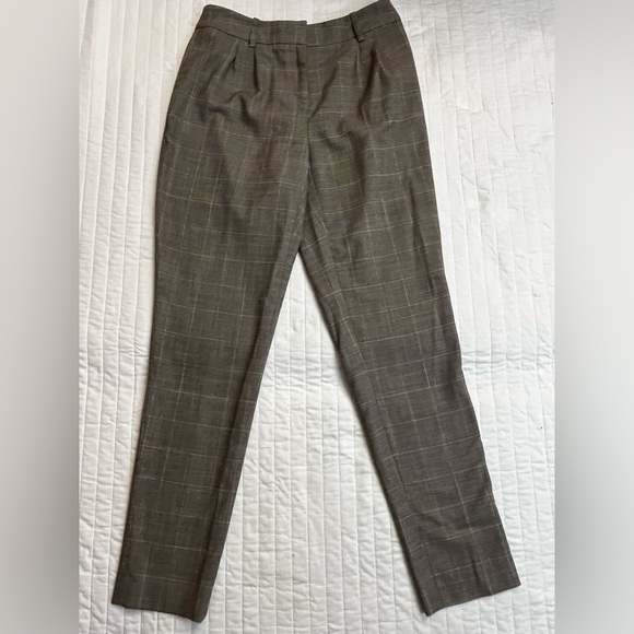 Calvin Klein Plaid Straight-Leg Pants NWOT - Picture 1 of 5